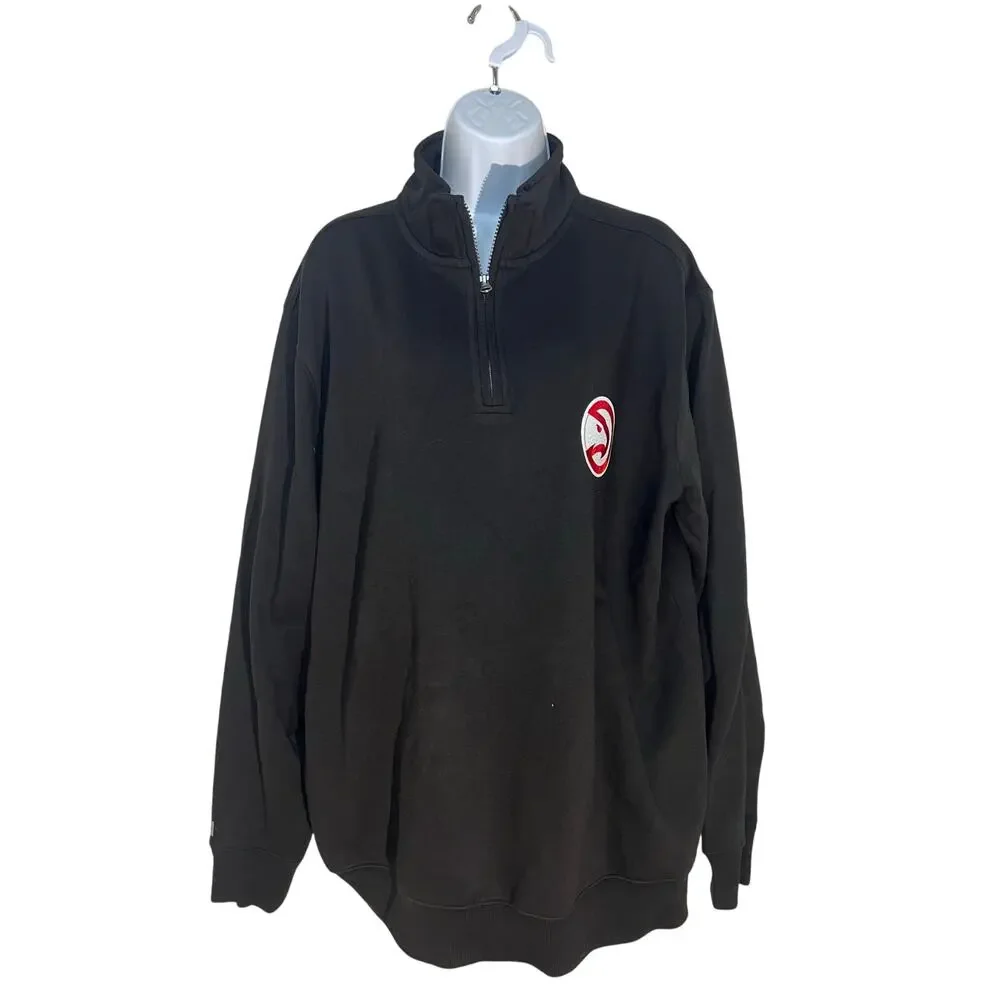 Atlanta Hawks Victory Quarter-Zip Pullover, size Large, BNWT!